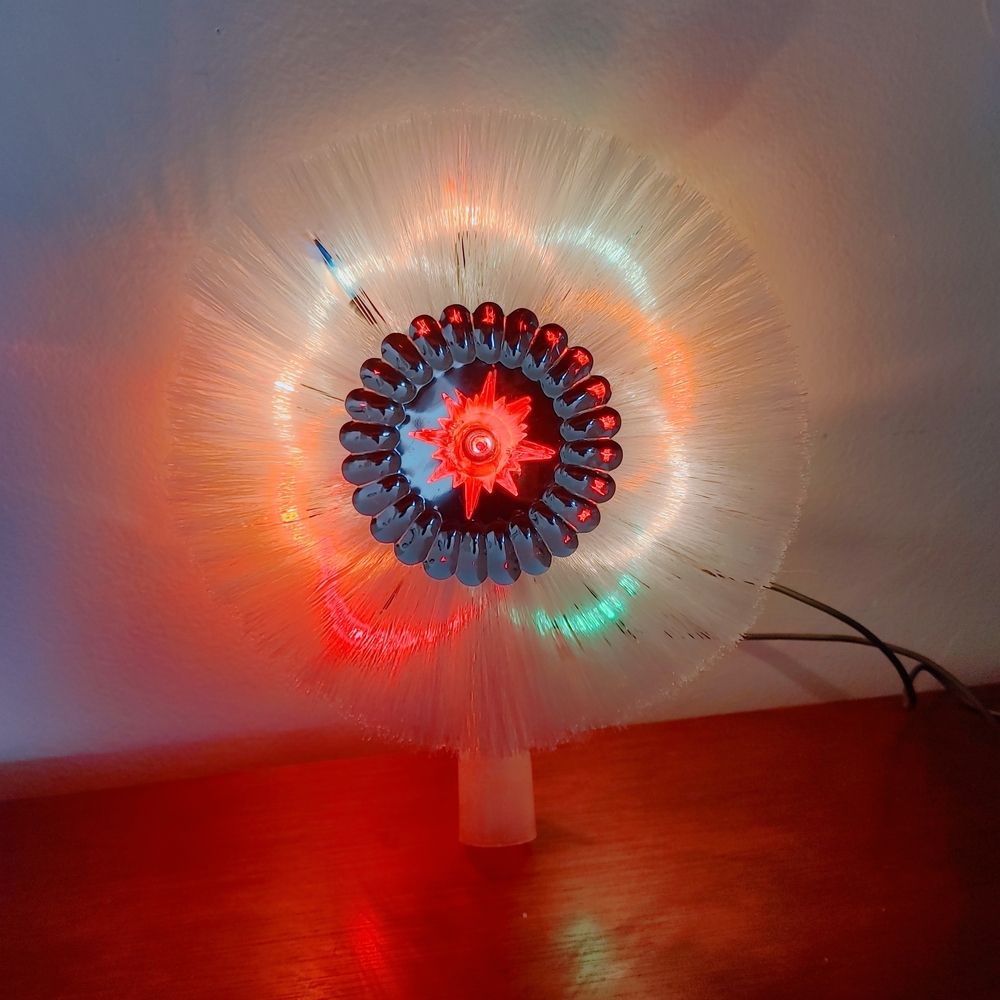Colorful Fiber Optic Light Art